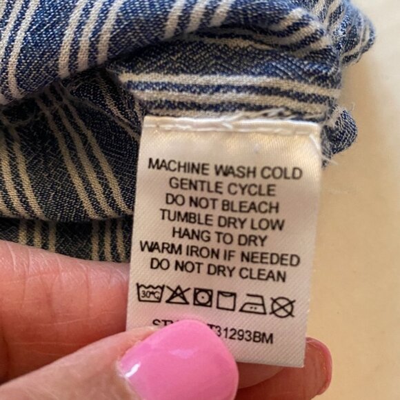 Tru Luxe Mixed Pattern Multicolor Lightweight Viscose Tunic with Tassel Size L - Picture 4 of 8